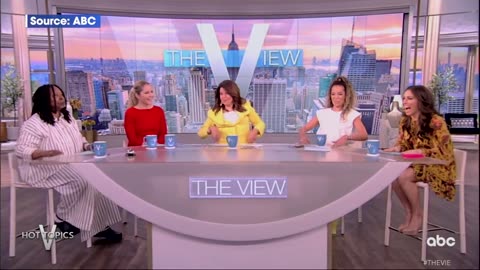 The View announces Tucker Carlson's departure from Fox News with a loud cheer and the Wave