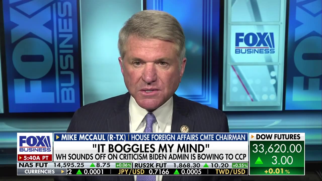 'MEAN TO DO HARM': Sanctioned Rep. Mike McCaul warns Biden admin not to do this with China