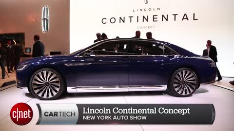 Lincoln Continental Concept shows the future of American Luxury in New York