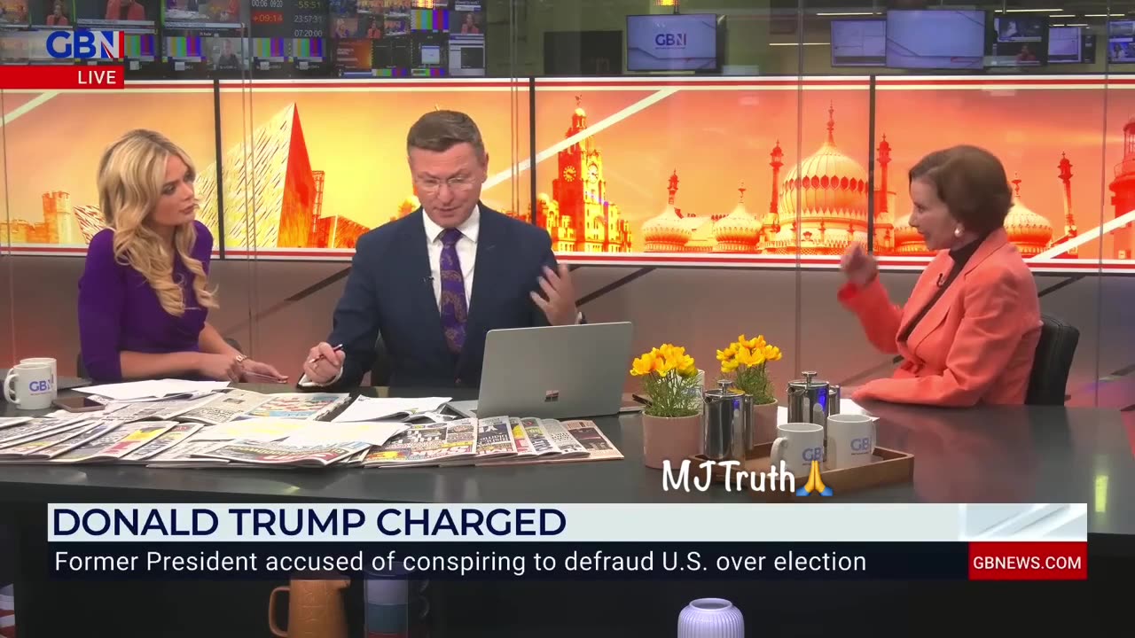 Donald J Trump charged