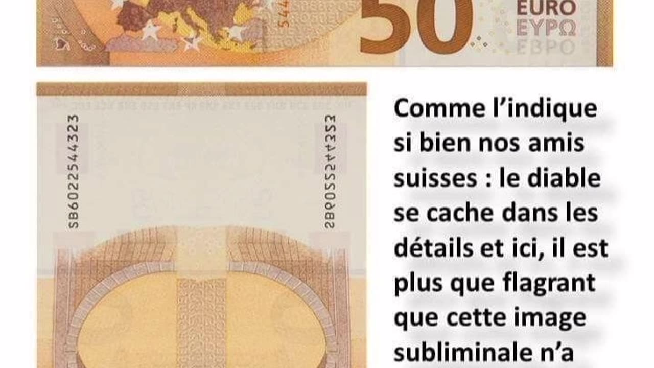 UE, SATANISMO: Euro 50€ 100€, Diavolo, UFO e Ursula Von der Leyen