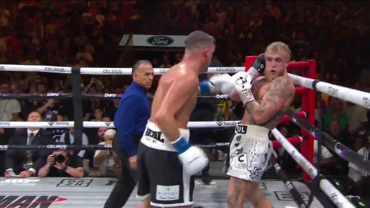 JAKE PAUL VS NATE DIAZ Fight Highlights