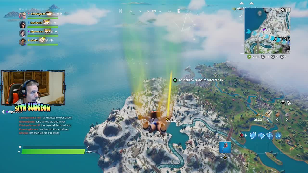 Sithsurgeon - Fortnite Live Stream. Fortnite with Viewers.