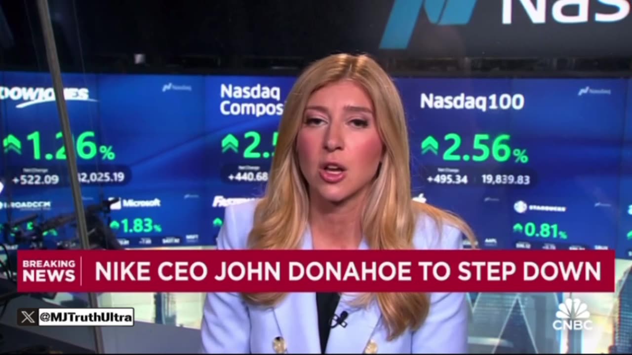 Nike CEO John Donahoe stepping down