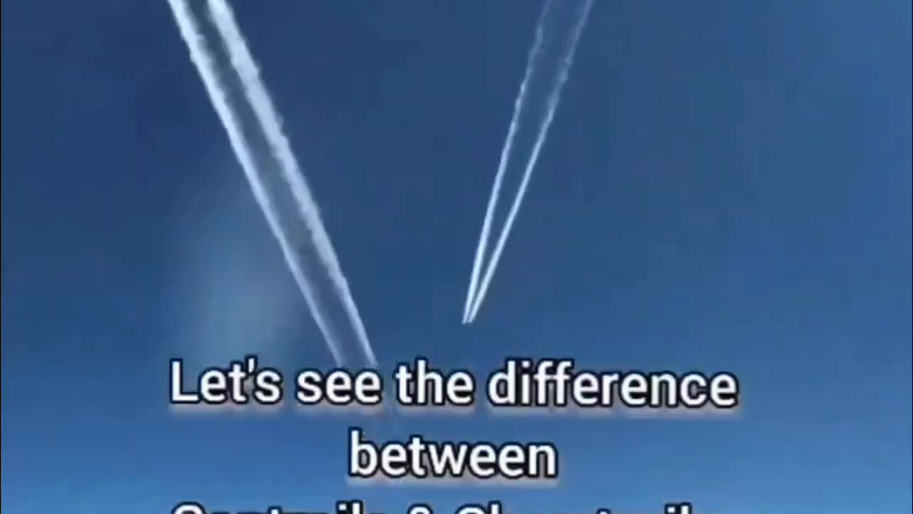 Contrails vs Chem trails