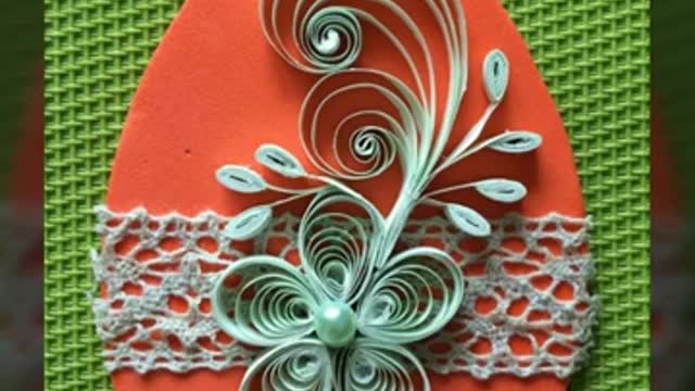 new quilling craft/artistic art and craft