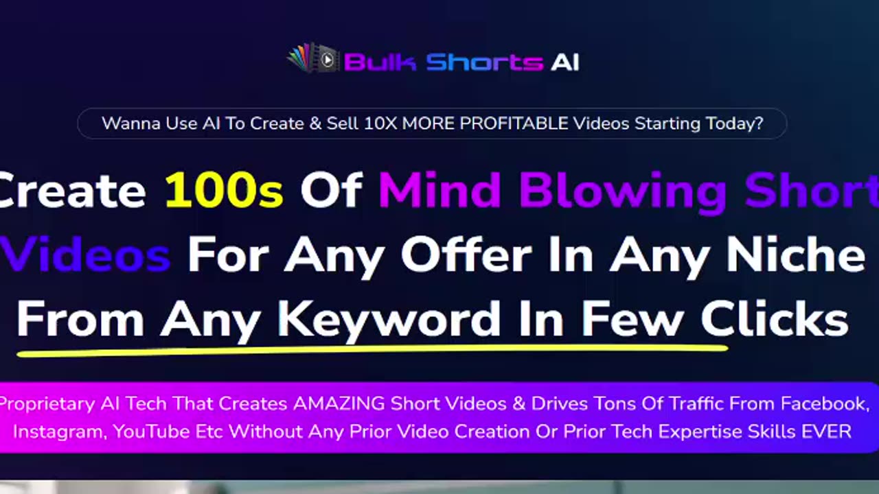 Bulk Shorts AI Review- Create & Sell 10X MORE PROFITABLE Videos Starting Today