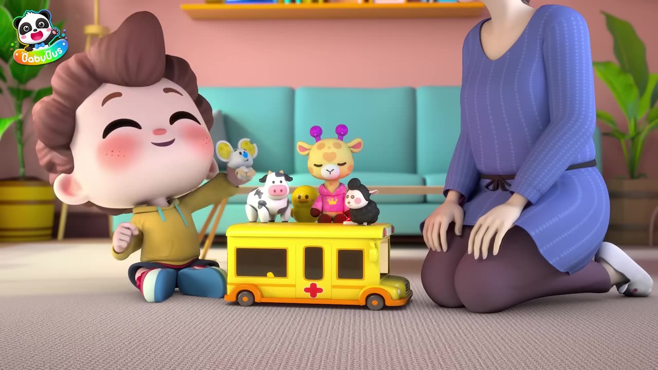 Wheel On the Ambulance |Rescue bus song|Nursery Rhymes & Kids song