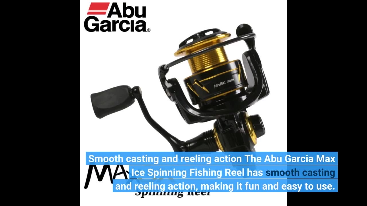 Customer Comments: Abu Garcia Max Ice Spinning Fishing Reel, Size 5 (1523300), Right/Left Handl...