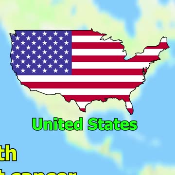 Country with highest Cancer #Shorts