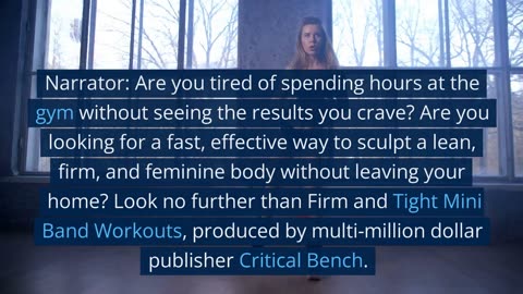 Firm And Tight Mini Band Workouts