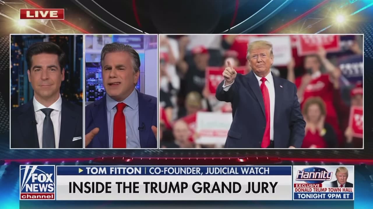 Tom Fitton explains what it’s like inside the Trump grand jury.