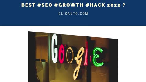 BEST #SEO #Growth #HACK 2022 ?