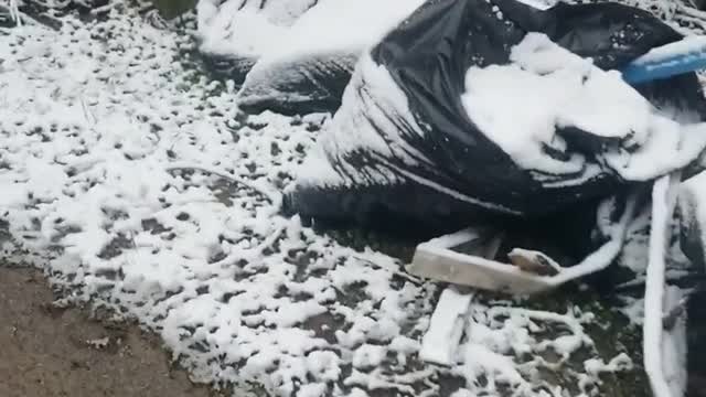 Flood Victim in West Virginia shows his belongings