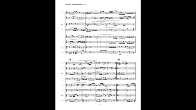 J.S. Bach – Motet: “Komm, Jesu, komm”, (Double Woodwind Choir)