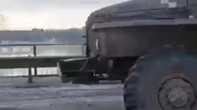 Bridge from Slavyansk to Krasny Lyman