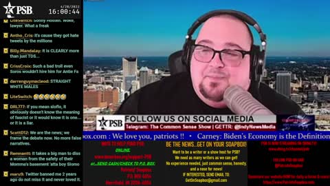 2022-04-28 15:00 EDT - The Common Sense Show: with Derek