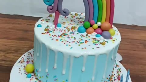 Rainbow Customised Cake