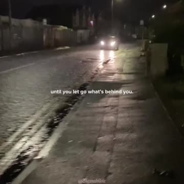 Let Go of What's Behind you