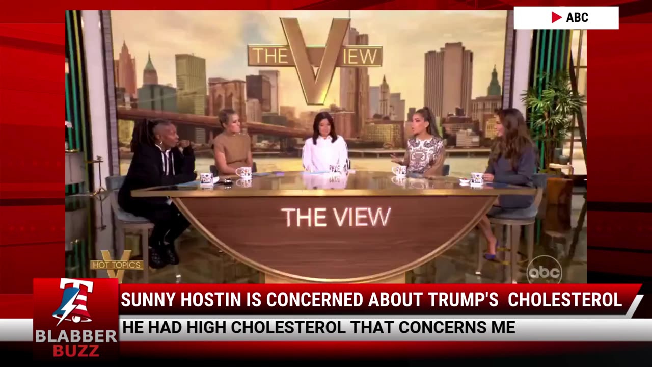 Sunny Hostin Is Concerned About Trump's Cholesterol