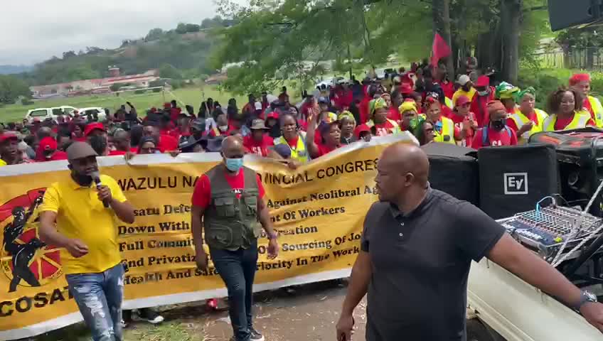 Cosatu March in PMB