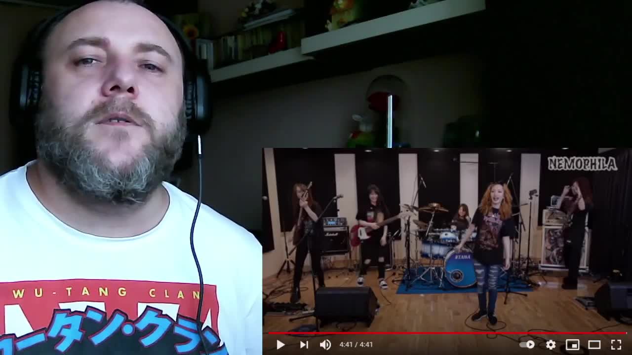 (演奏してみた♪) Nemophila - Aces High Cover (Iron Maiden) (REACTION)