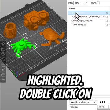 PrusaSlicer: Label Objects