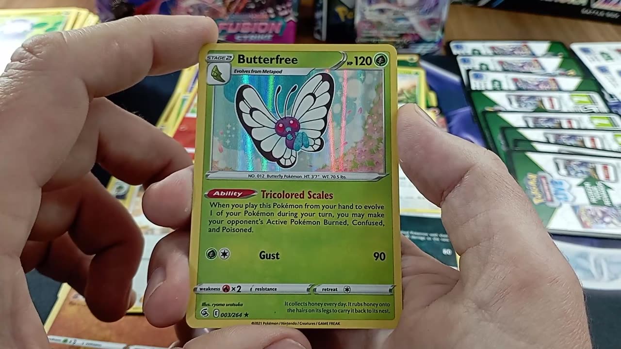 Pokemon Butterfree holo