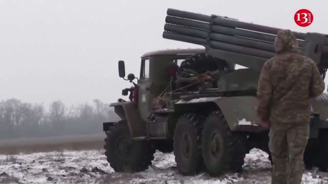 (Video) Ukrainian army RAINED DOWN FIRE with “Grad” on Russian troops near Bakhmut