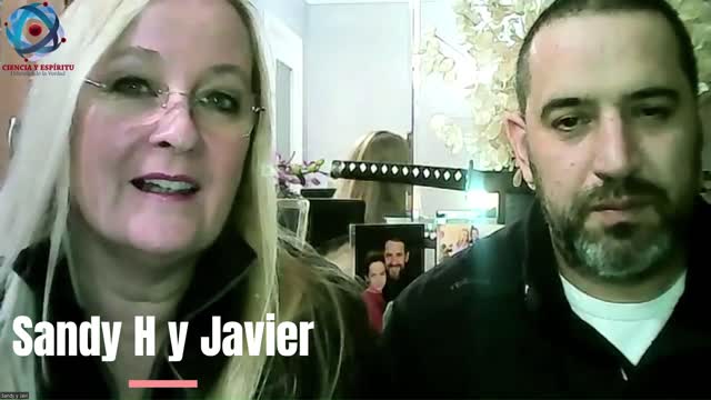 Sandy y Javier en el homenaje a Ángel Grácia