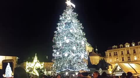 Livingprague Prague Christmas Tree Lights 2017