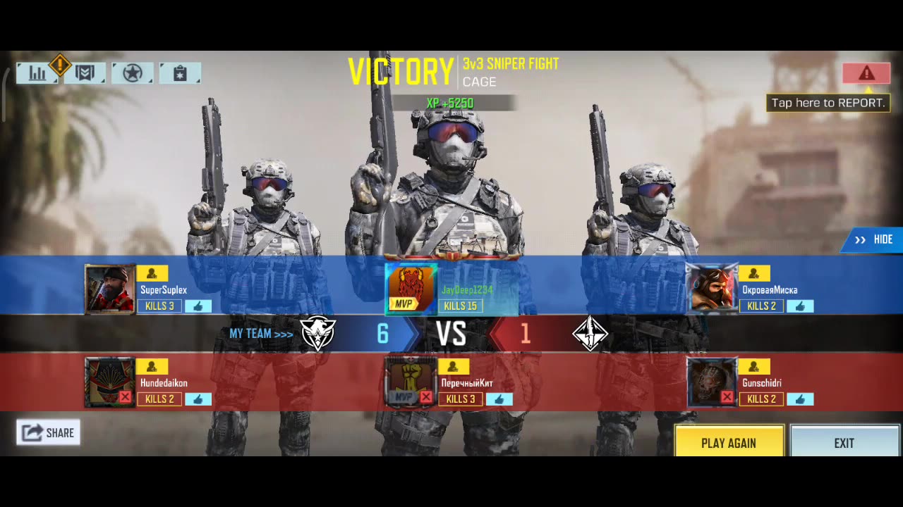 Call Off Duty #Gungraound #Sniper 15kill