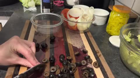 Shorter form of my BEST Italian sub EVER #cooking #food #italian Recipe in description #recipe