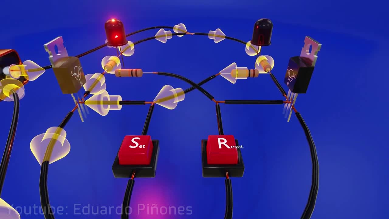 How a 1-BIT Memory Works⚡SR Latch