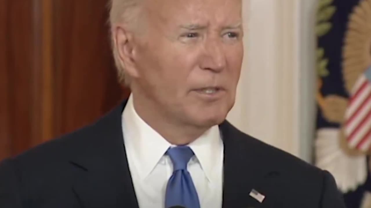 Watch Joe Biden saying no one is above the law but clearly he thinks he is above