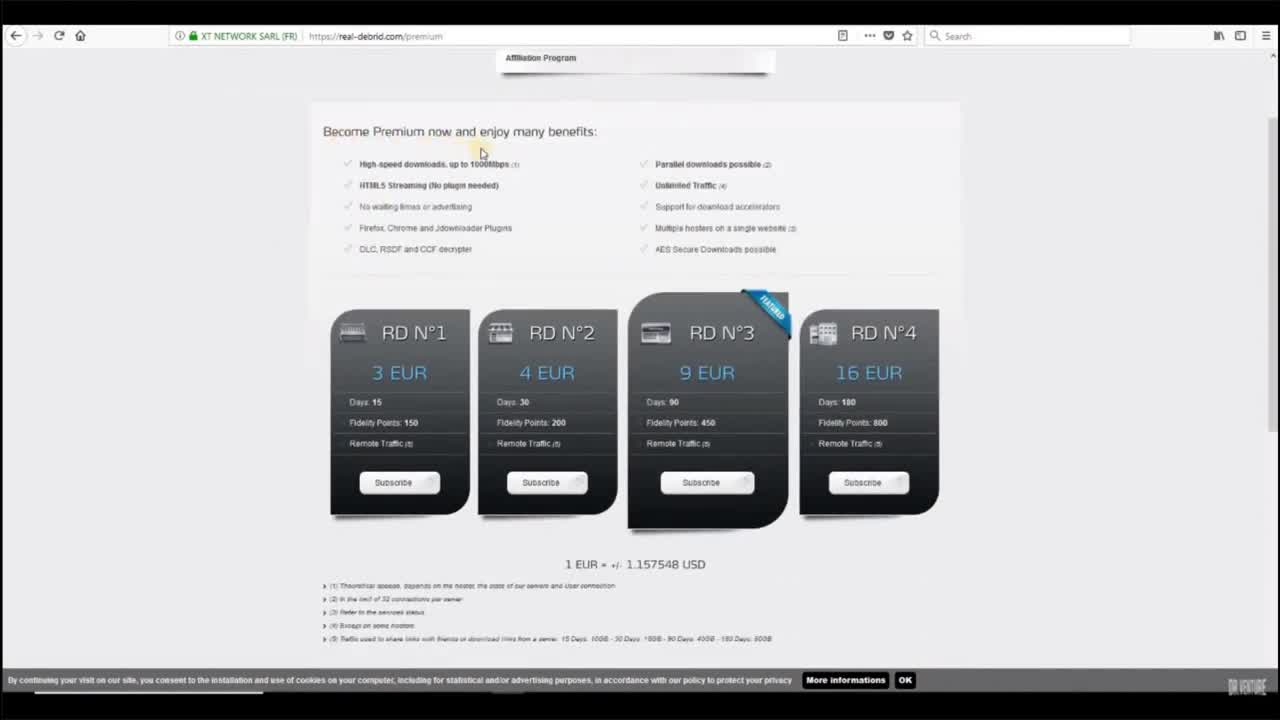 How to Sign up to Real Debrid
