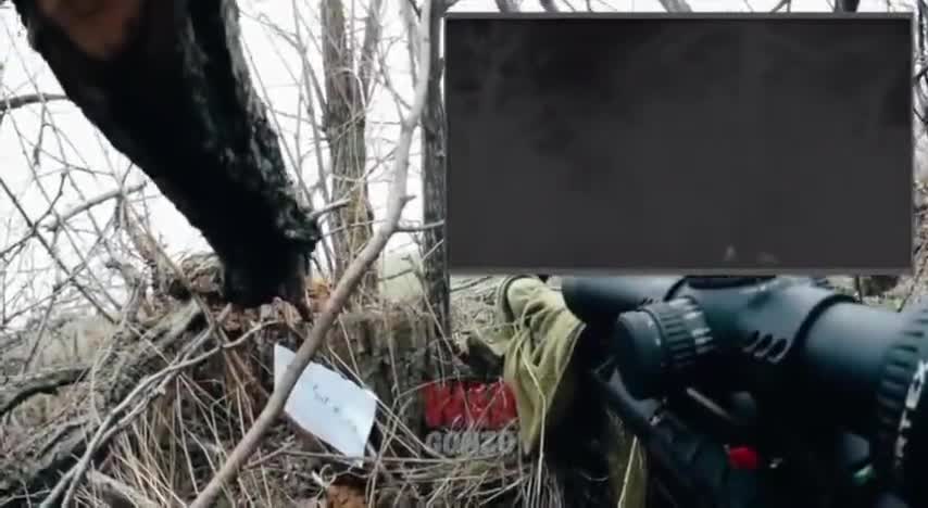 The Russian sniper successfully tested the Vladislav Lobayev rifle in action.