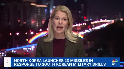 North Korea Fires 23 Missiles In Response To U.S., South Korean Military Drills