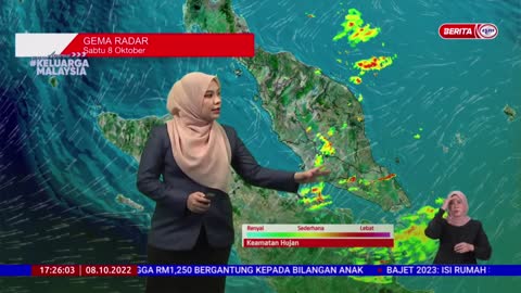 8 OKT 2022 -BERITA WILAYAH-MET MALAYSIA LAPORAN CUACA