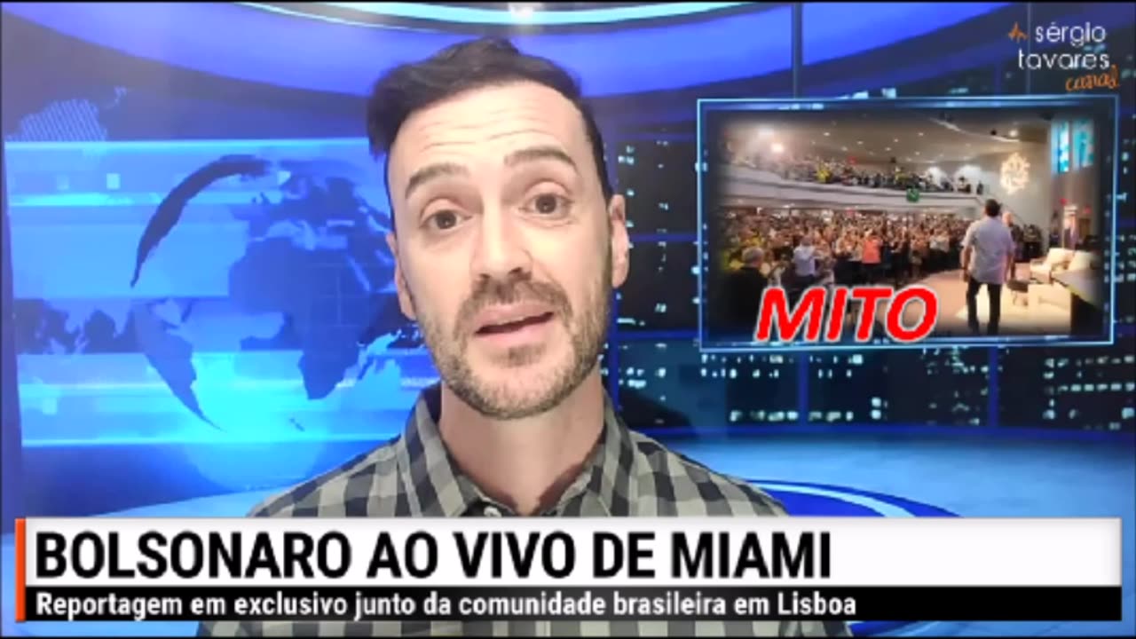 🎙Programa - 🇧🇷 Reportagem em Lisboa com ligação a Miami, junto a Bolsonaro