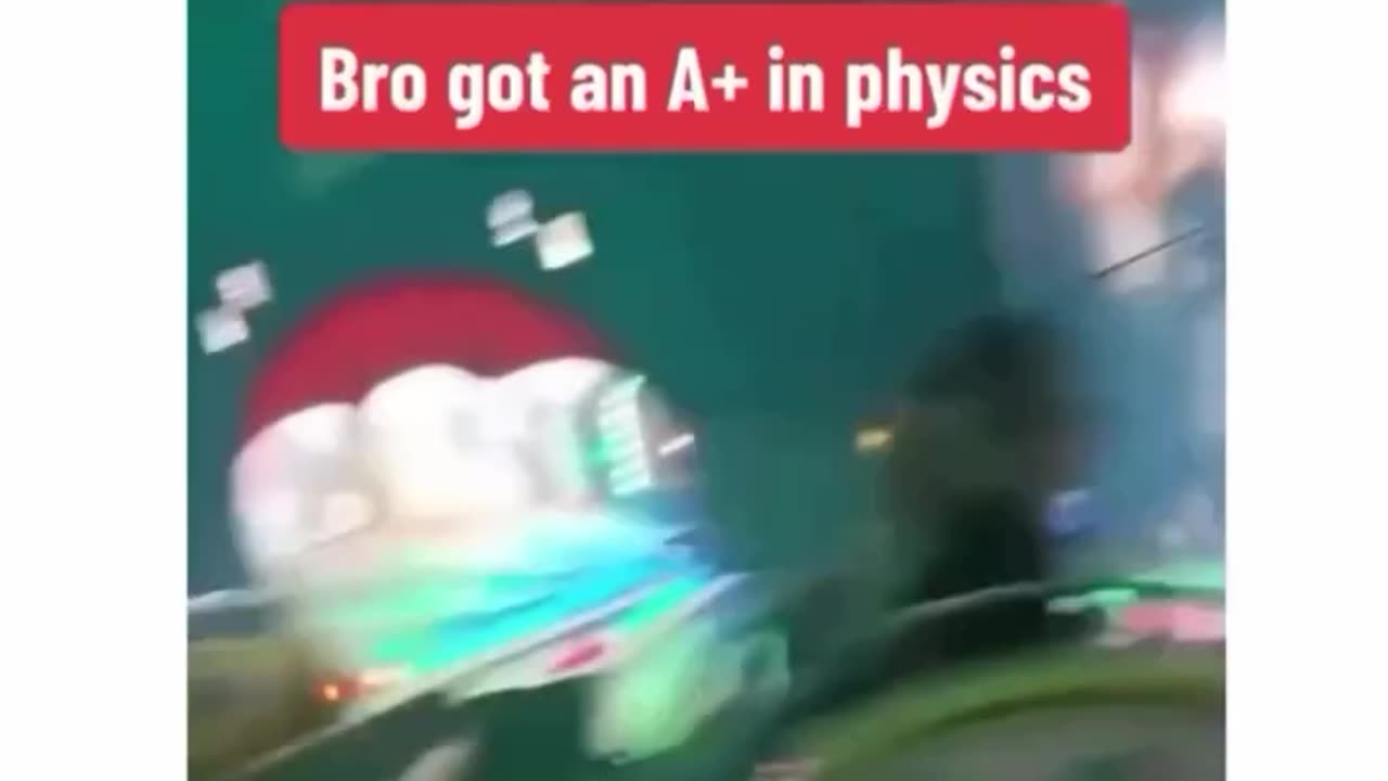 Bro got an A+ in physics