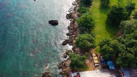 FPV Drone Flying Over Tropical Beach Compilation Soothing Music ( Relaxing )