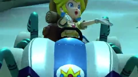 Mario Kart Tour - Blue Crawly Kart Gameplay (Exploration Tour 2024 Purchasable Kart)