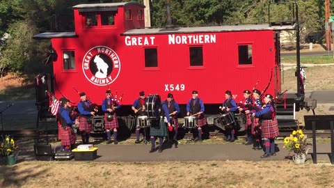 Tenino 2023 - Green Hills / Battle's Over 3/4 retreat marches