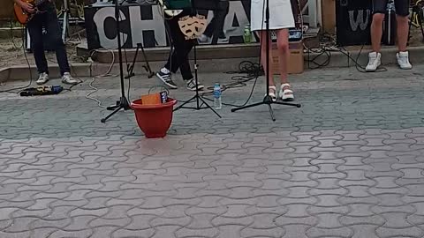 Music on the streets of Crimea