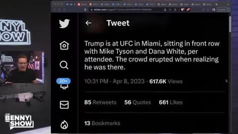 TRUMP, TYSON, KID ROCK CRASH A UFC FIGHT AFTER TRUMP'S ARREST | CROWD GOES INSANE