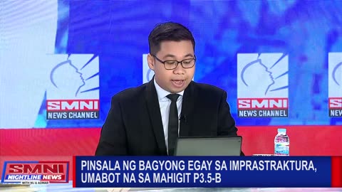 Pinsala ng Bagyong Egay sa imprastraktura, umabot na sa mahigit P3.5-B