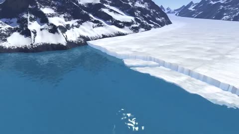 how glacier melts nasa video