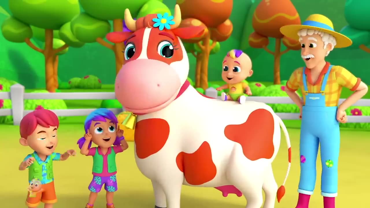 Old Farmer Joe Had A Farm | Joe's Farm Song For Kids |