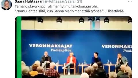 Nousu lähtee siitä, kun Sanna Marin menettää työnsä.